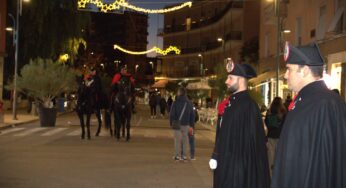 Carabinieri a cavallo durante le festività