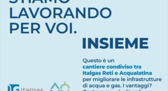 Al via a Gaeta il primo cantiere congiunto Acqualatina-Italgas