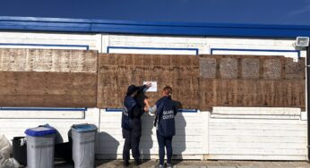 Abusi demaniali ed edilizi sulla spiaggia, sequestrata una struttura a Terracina