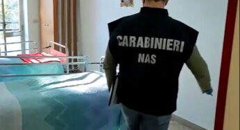Blitz dei Nas nelle case di riposo: 10 strutture non conformi in provincia