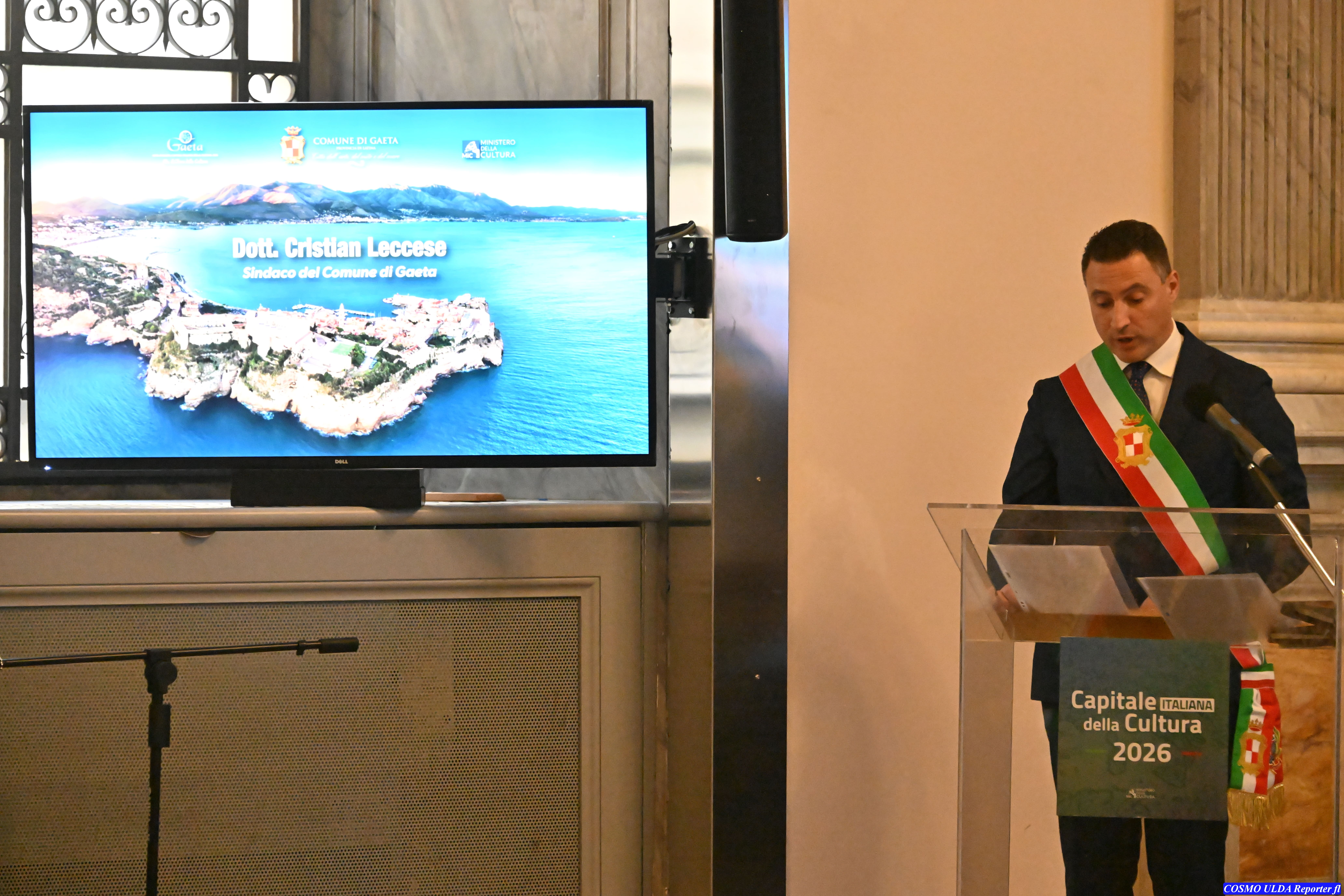 Sindaco di Gaeta Cristian Leccese