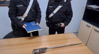 Detenzione di arma clandestina, denunciata una coppia