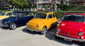 Fiat 500 Club Italia: a Gaeta l’VIII edizione del raduno di auto d’epoca