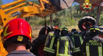 Incidente sul lavoro a Minturno, giovane muore schiacciato da trattore