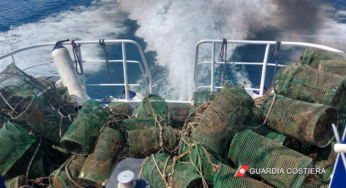 Lotta alla pesca di frodo, sequestrati 2 km di attrezzatura da pesca illegale