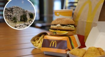 In provincia di Roma c’è un McDonald’s in cui si vedono resti archeologici: spettacolare