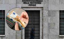 INPS sede e banconote euro