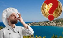 Chef Gaesta piatto di spaghetti e punto interrogativo