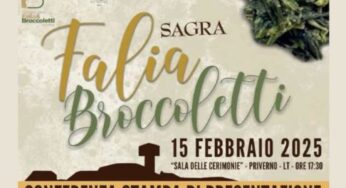 A Priverno arriva la ‘Sagra Falia e Broccoletti’, un viaggio attraverso il gusto e la tradizione: la data ufficiale dell’evento