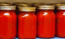pomodoro nei barattoli