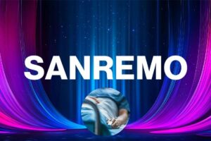 logo sanremo e nel cerchietto un malato