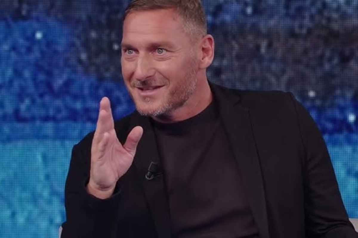 Francesco Totti ospite in studio di Fabio Fazio