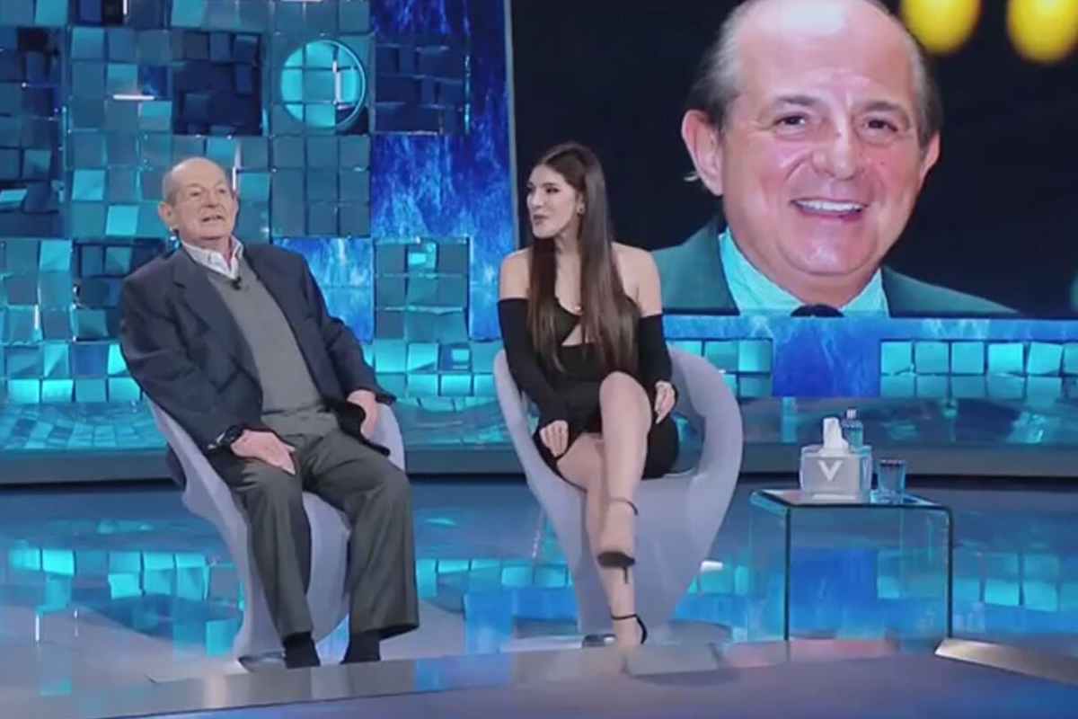 Giancarlo Magalli e la figlia Michela