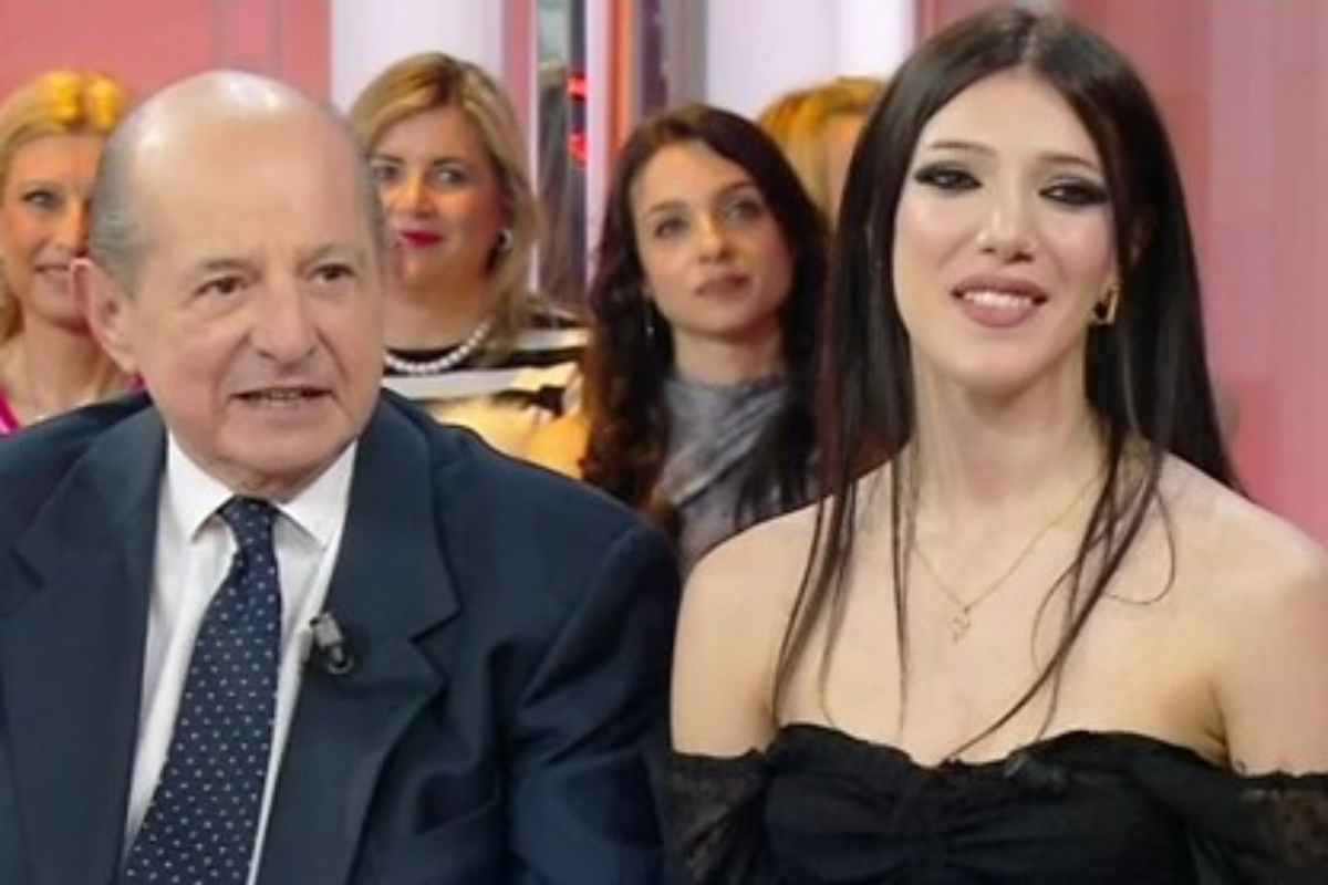 Giancarlo Magalli intervistato insieme a Michela